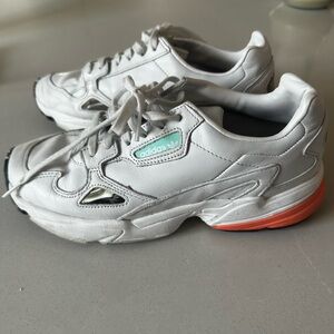 ADIDAS Falcon white and orange